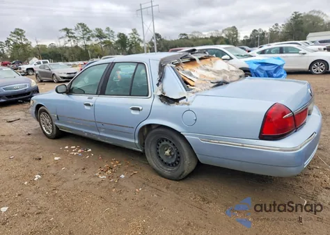2000 Mercury Grand Marquis Gs from USA, damaged, VIN 2MEFM74W3YX623713